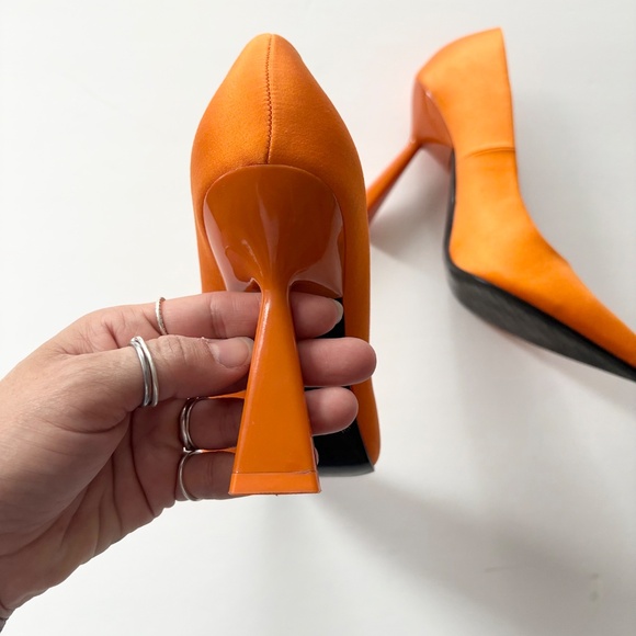 Zara orange heels - Picture 3 of 6